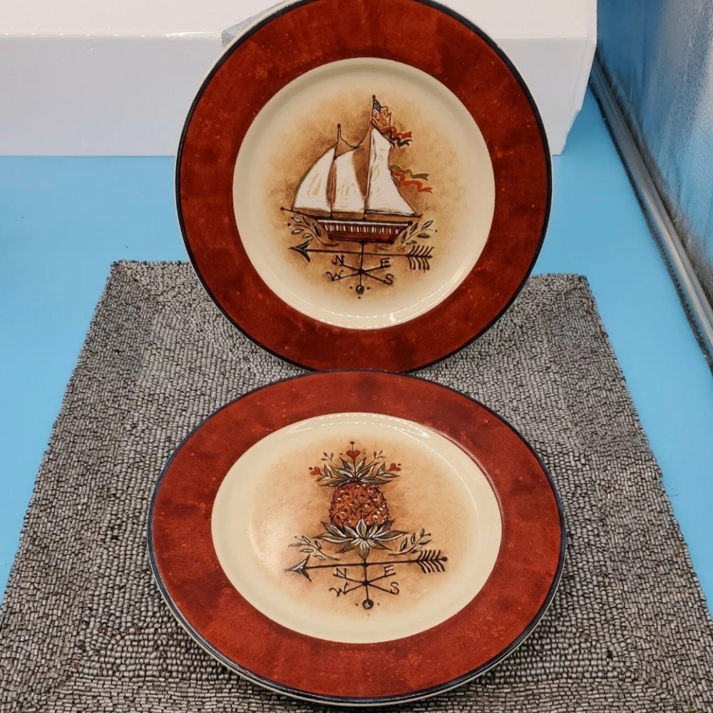 Susan Winget JC Penny Set of 2 salad plates (PT2)